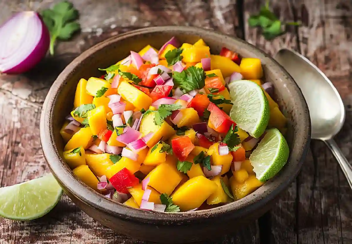 Homemade Mango Salsa Recipe 1 Homemade Mango Salsa Recipe for Taco Bowls