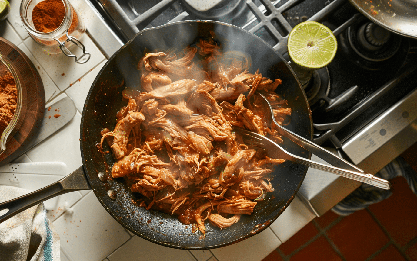 Quick-Cooked Pulled Chicken Topping 10 Quick-Cooked Pulled Chicken Topping
