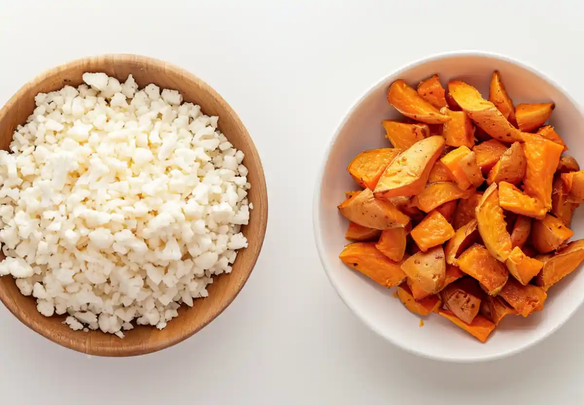 Keto-Friendly Taco Bowl Swaps: Cauliflower Rice Over Sweet Potatoes