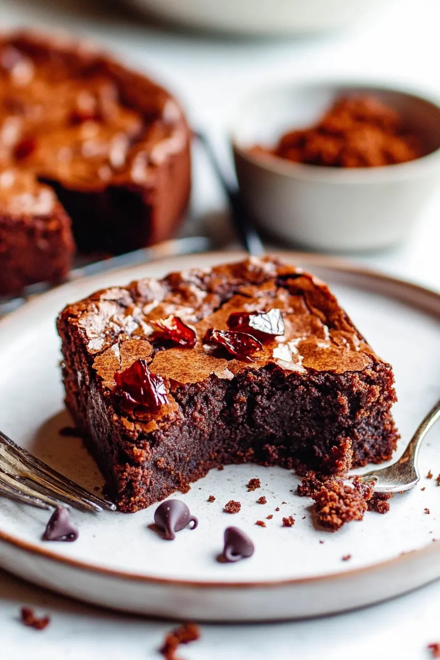 Vegan Zucchini Brownies: 7 Easy Ways to Make Them Extra Fudgy 3 u3316835771 A cozy kitchen table scene with a plate of thick 5e08b7b4 07cc 4639 bac2 1c6f2cad2623 2 compressed