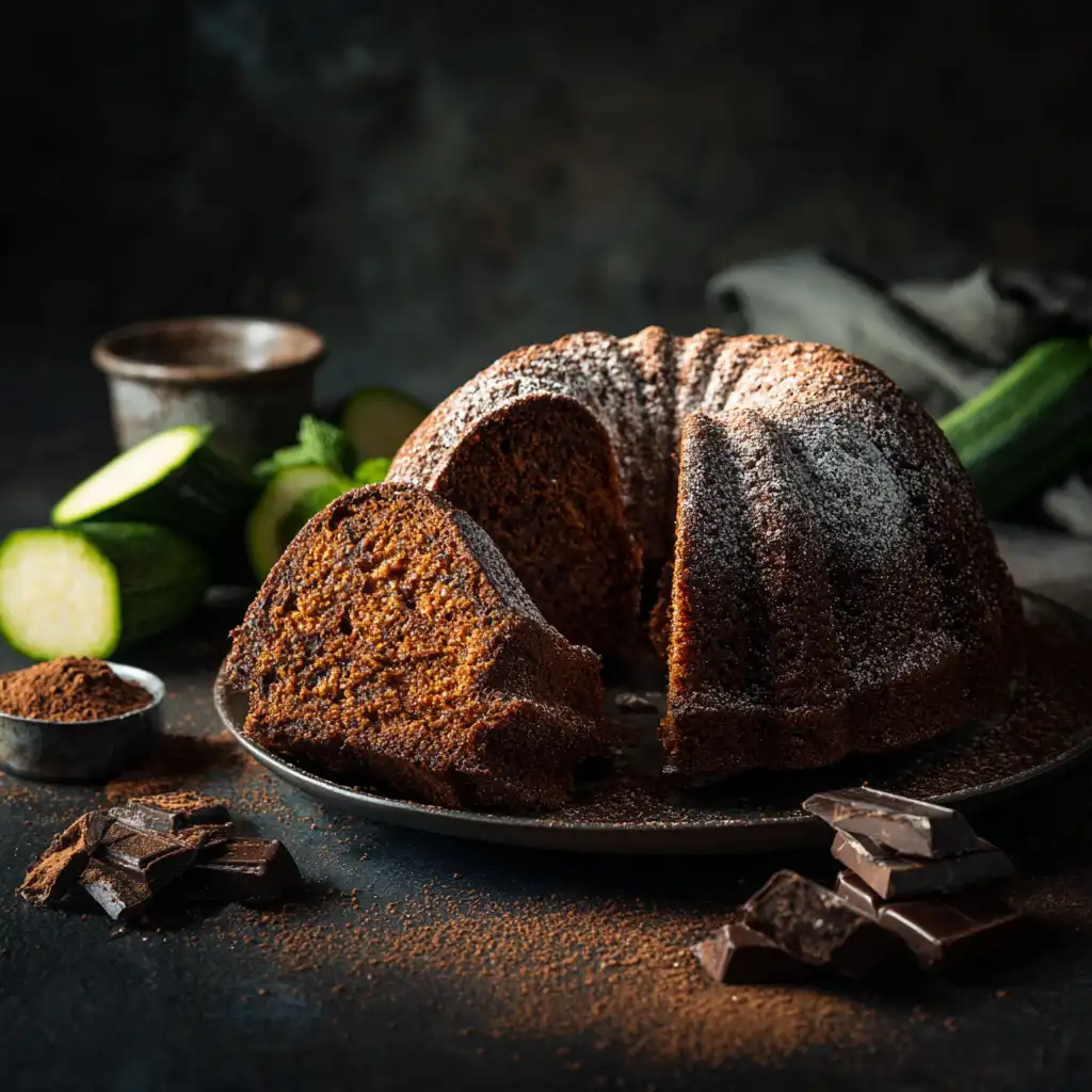 Zucchini Dessert Recipes: 7 Best Ways to Sweeten Your Summer Treats 3 u3316835771 A rich bundt cake dusted with cocoa powder sliced 150f9dd7 6ba3 4c68 84e1 338065e323b6 1 compressed