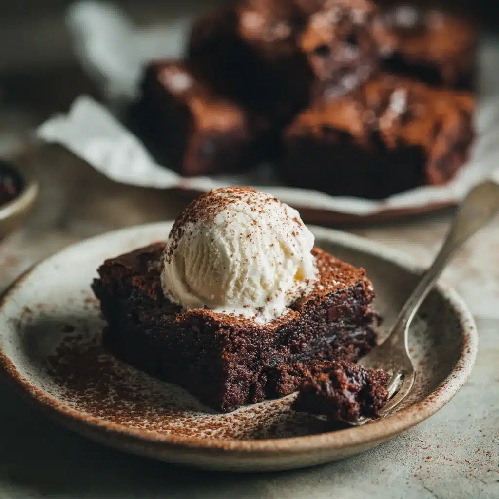 Chocolate Zucchini Brownies: 7 Best Tips for Moist, Fudgy Bites 2 u3316835771 A rustic ceramic plate with one brownie topped wi efb147b2 a0da 4bd1 b69d 0a223abb847c 0 compressed