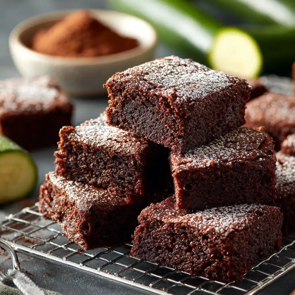Zucchini Dessert Recipes: 7 Best Ways to Sweeten Your Summer Treats 2 u3316835771 Close up of fudgy chocolate brownies on a cooling f939ebd4 b6f5 4b36 9e8c 229a90555475 1 compressed