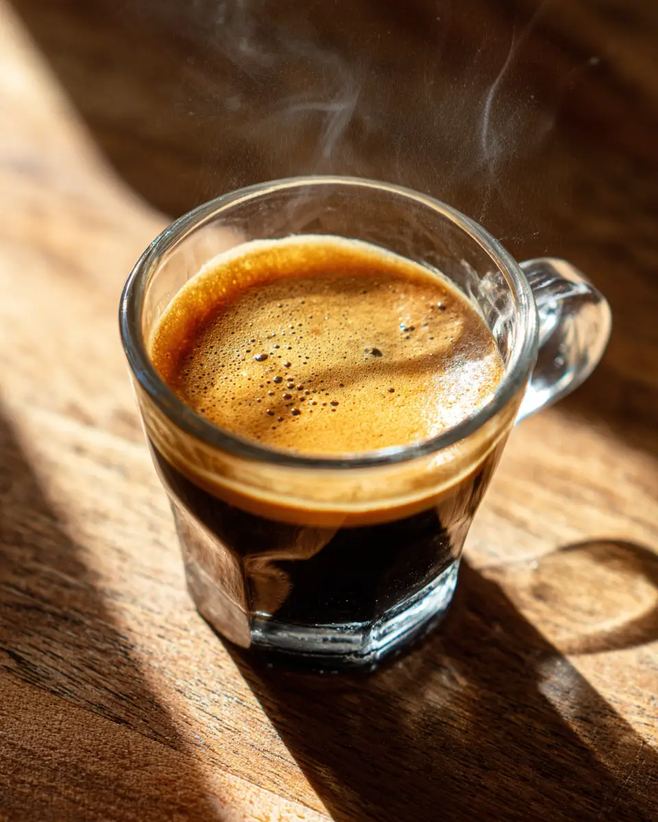 Salted Caramel Protein Coffee: 5 Best Recipes to Boost Your Energy 3 u3316835771 Freshly brewed espresso in a small glass cup with a89a4cae 09ae 4410 a52e d4ad9a0f1c42 0 compressed