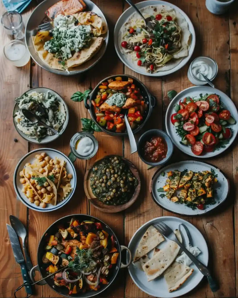 Easy Dinner Recipes: 7 Quick Ideas to Make Weeknights Stress-Free 3 u3316835771 Overhead shot of a rustic wooden dinner table set 30ef47e8 ffbd 4585 a206 c15ffb73cc5f 3 compressed