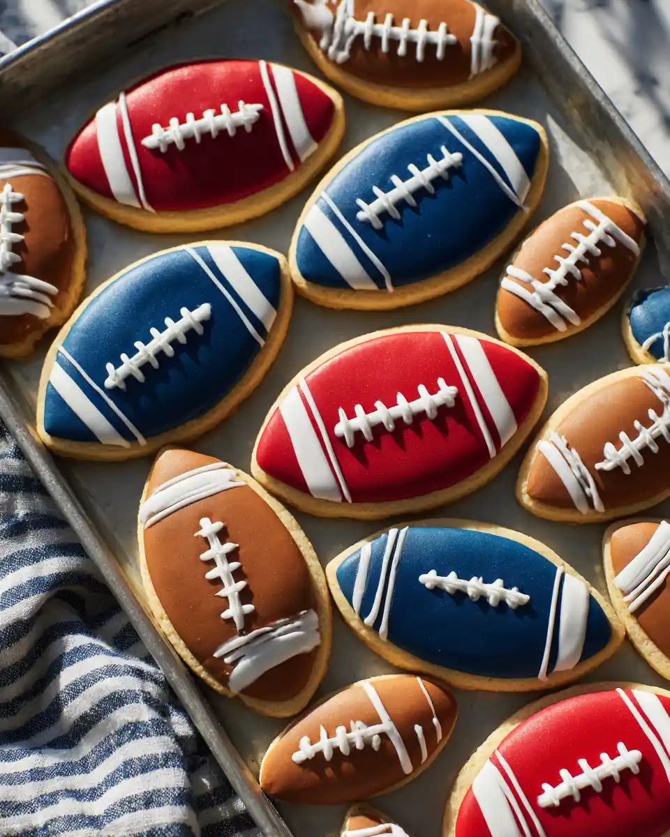 Football Stadium Sugar Cookies: 7 Best Tips for Perfect Game Day Treats 3 u3316835771 Overhead shot of a tray filled with football stad ea8019c0 bf2d 4b78 a1c0 6032b233da0a 3 compressed