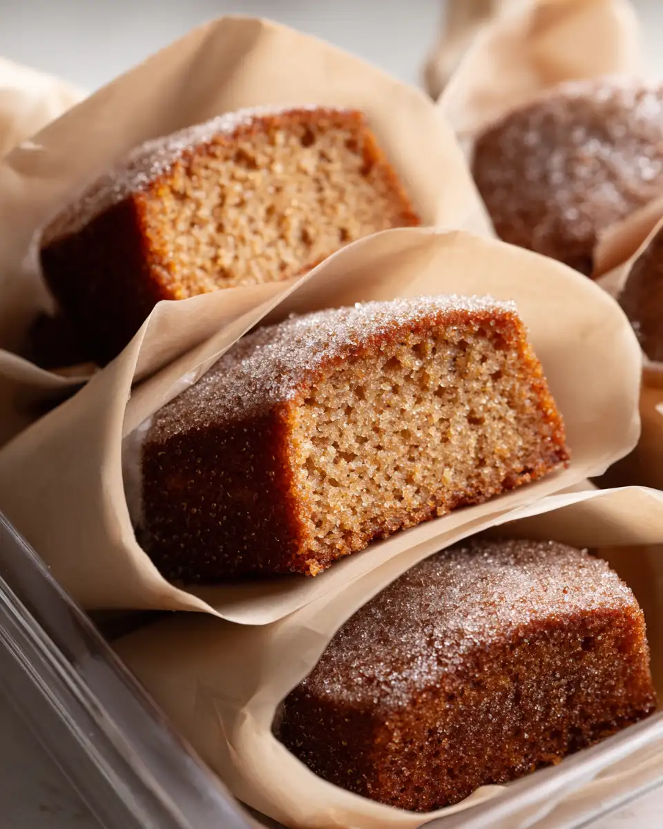 Apple Cider Donut Cake: 5 Easy Steps to Perfect Fall Dessert 3 u3316835771 Slices of apple cider donut cake wrapped individu 78913421 0e5d 4dfb a6a1 48a9cf3a427a 2 compressed