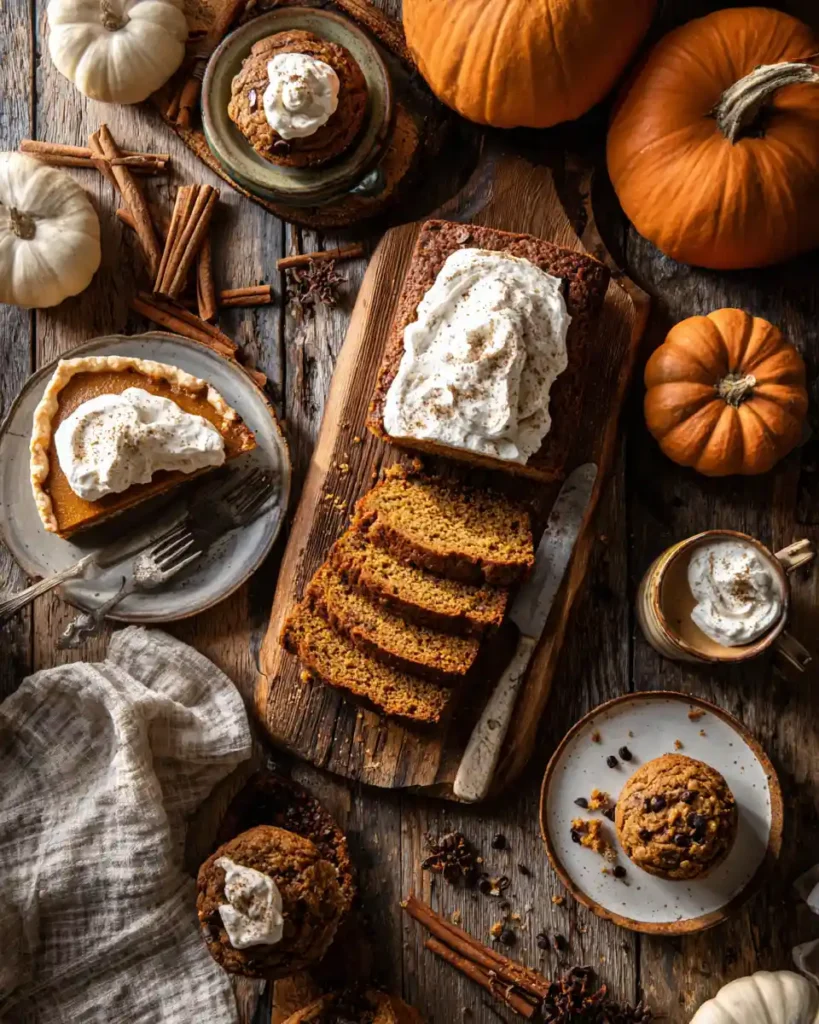 Pumpkin recipes dessert: 7 best treats to make this fall season 2 u3316835771 realistic overhead photo of a cozy autumn dessert d3bbcba1 ed9c 4c8b a839 9a0b8e5ad5c9 0 compressed