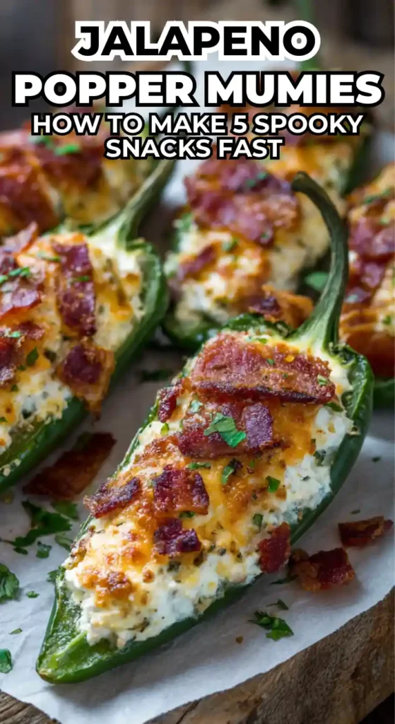 Jalapeno Popper Mumies: How to Make 5 Spooky Snacks Fast 4 SweetPotato 11 compressed