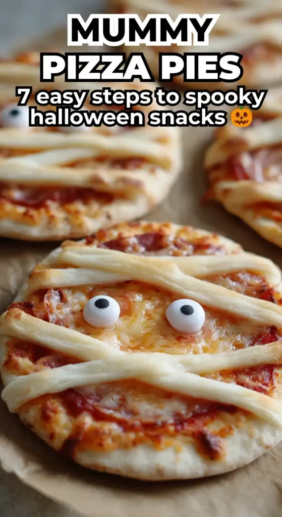 Mummy Pizza Pies: 7 Easy Steps to Spooky Halloween Snacks 4 SweetPotato 15 compressed