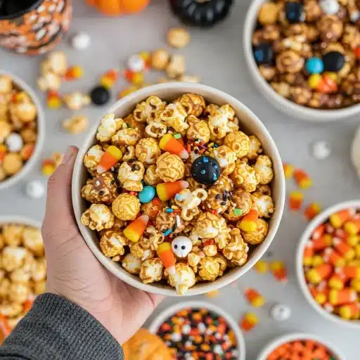 Halloween Popcorn Bar Ideas: 7 Easy Ways to Spook Up Your Snack Table 2 Your paragraph text 18 compressed
