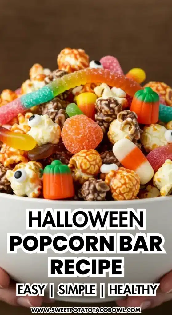 Halloween Popcorn Bar Ideas: 7 Easy Ways to Spook Up Your Snack Table 3 sweetbowl 12 compressed