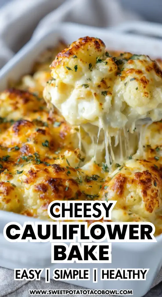 Cheesy Cauliflower Bake: 5 Easy Ways to Make It Irresistible 4 sweetbowl 3 compressed