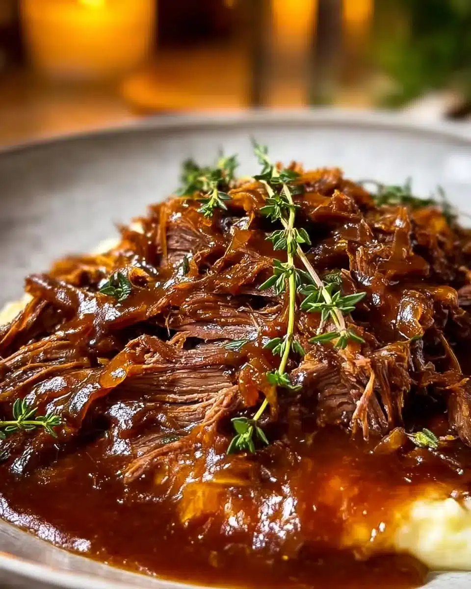 Juicy French Onion Pot Roast