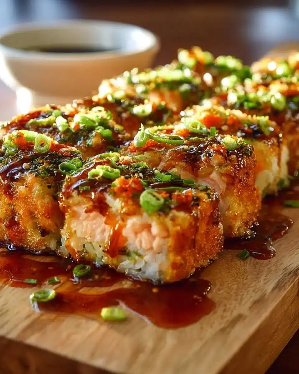 Spicy Salmon Sushi Bake Recipe