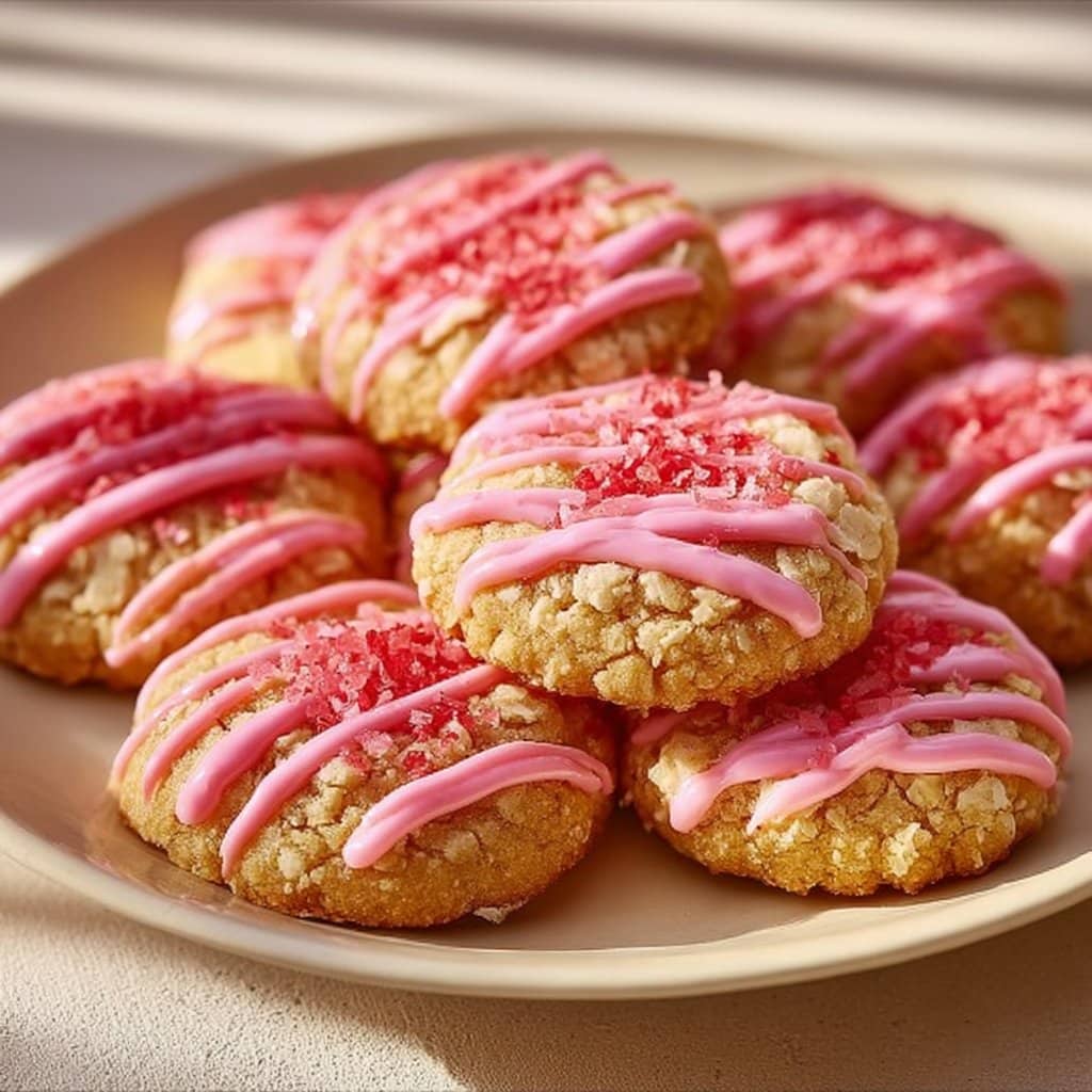 Strawberry Crunch Cookies
