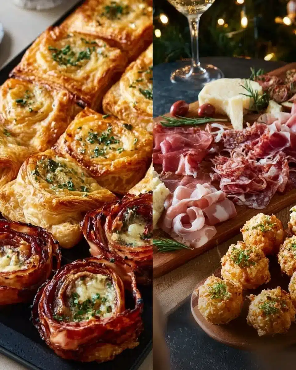 Delicious finger food options for Christmas Eve celebrations.