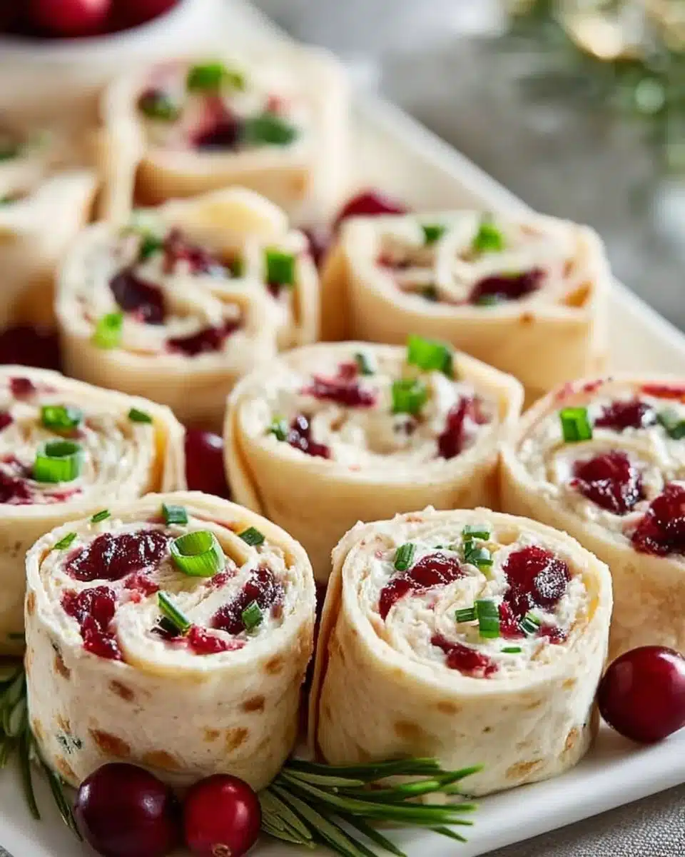 Festive Christmas Cranberry Roll Ups 10 Festive Christmas Cranberry Roll Ups