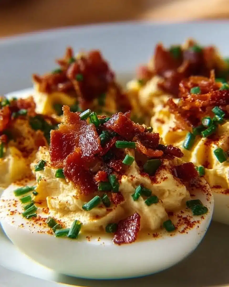 Million Dollar Bacon Deviled Eggs 6 Million Dollar Bacon Deviled Eggs