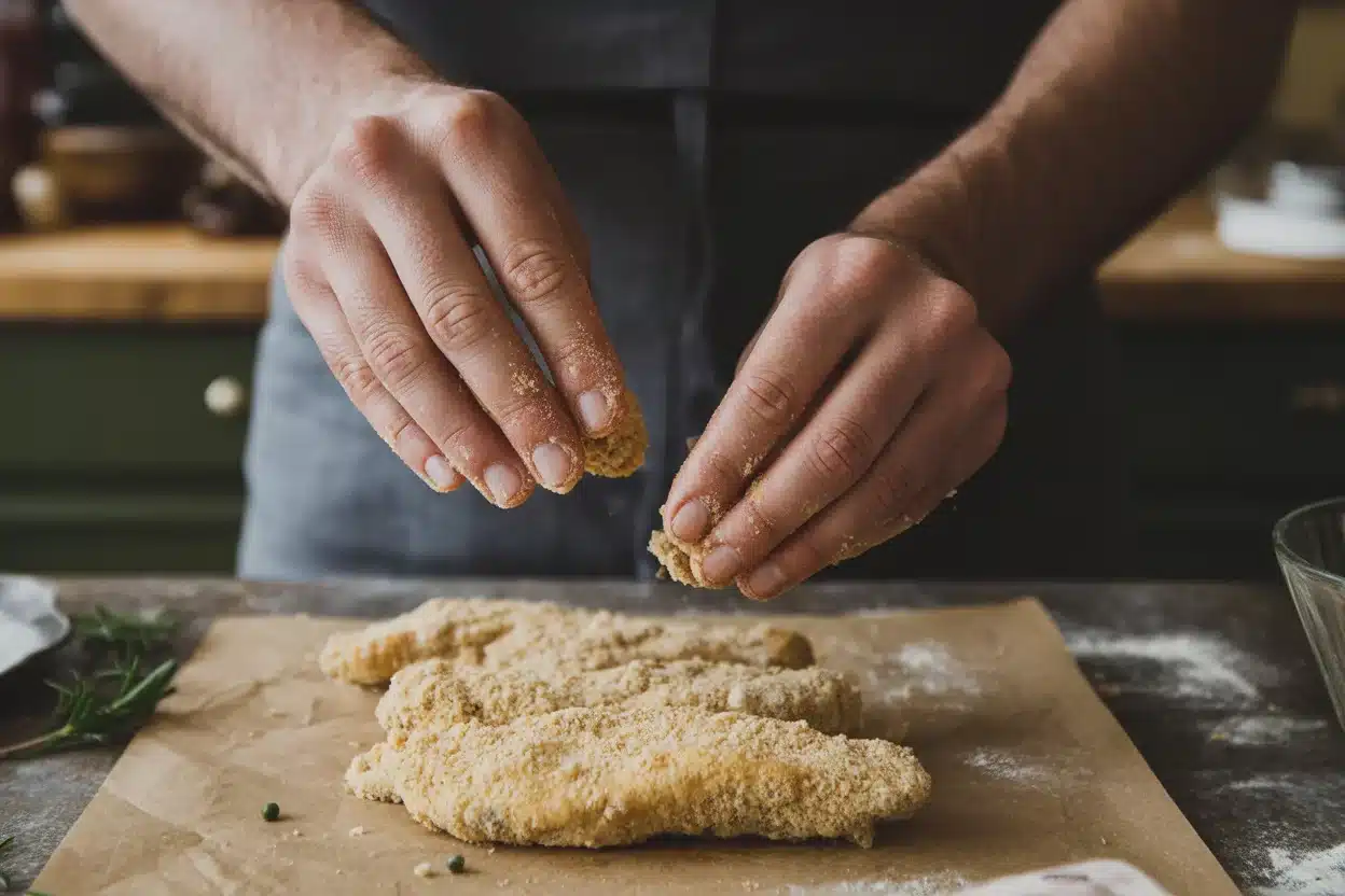 Crispy Air Fryer Parmesan Crusted Chicken in Just 30 Minutes!