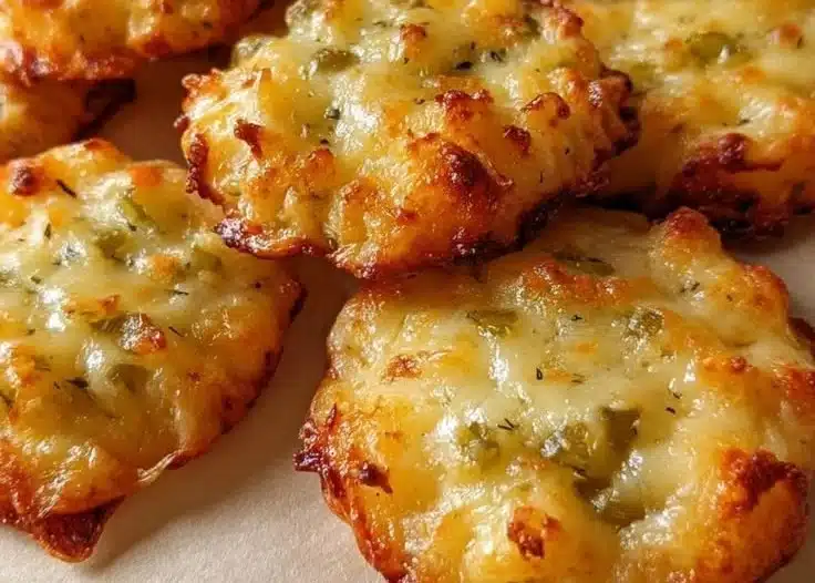 Crispy Pickle Cheese Bites
