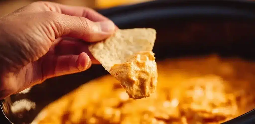Crockpot Buffalo Chicken Dip