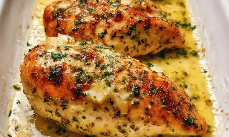 Garlic Butter Baked Chicken Breast