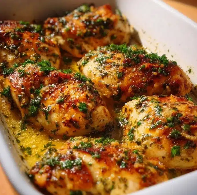 Garlic Butter Baked Chicken Breast