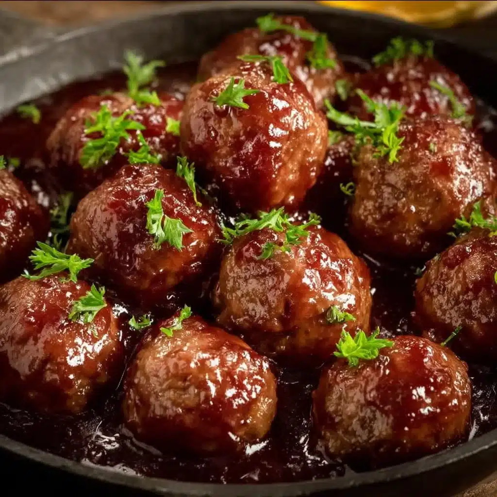 Grape Jelly Meatballs