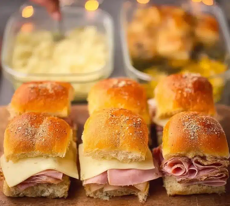 Ham and Havarti Cheese Sliders