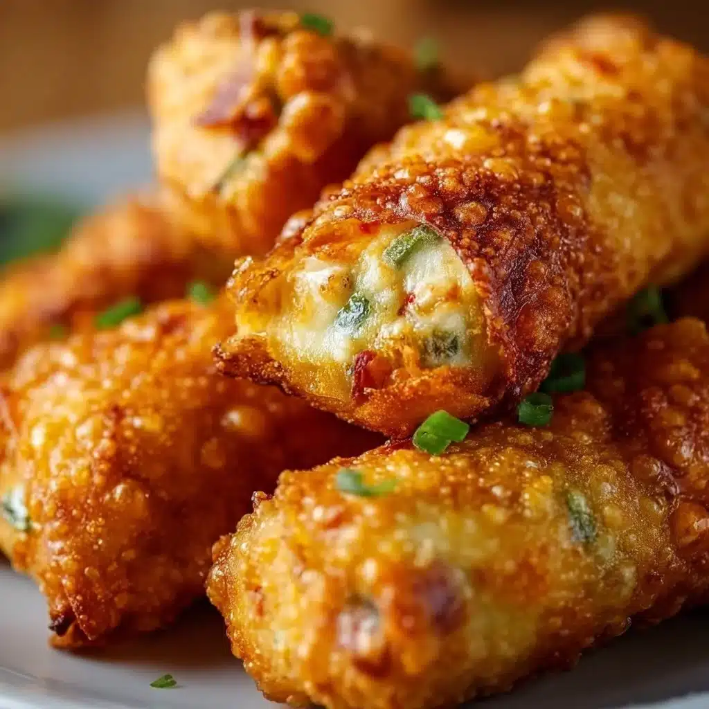 Mini Jalapeno Popper Egg Rolls
